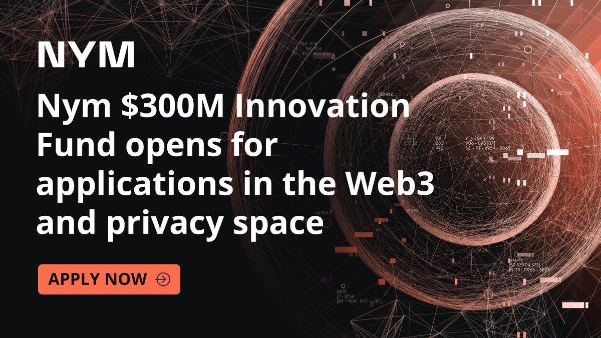 1/7 🚀 Nym is proud to announce its $300M Innovation Fund program! A monumental step towards supporting Web3 builders, developers, and privacy advocates. Let’s dive into the details 👇🏻