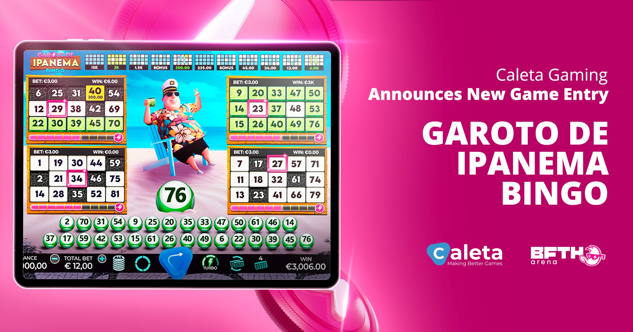 New video bingo released: Bingo Gatinho - Caleta Gaming