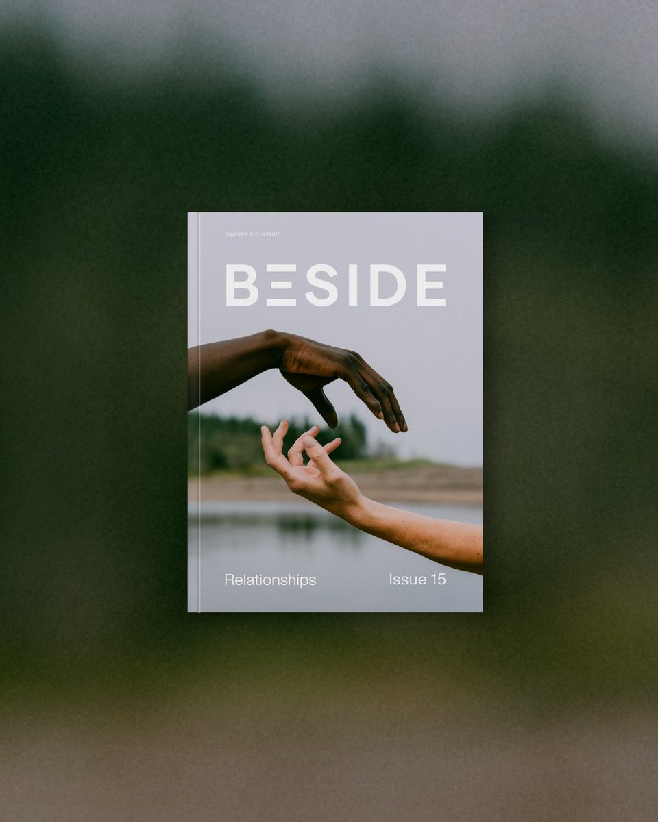New issue 🧬 Relationships This issue of BESIDE is all about collective evolution and shared strength. This is our love song to the myriad relationships that make us more than the sum of our parts. bit.ly/3S1dmOf