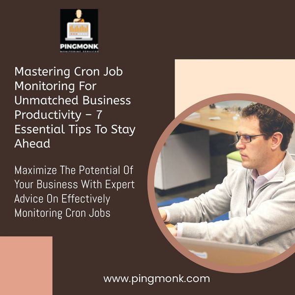 Ping_Monk001's tweet image. 🚀 Ready to skyrocket your business productivity? Check out these 7 essential tips to master cron job monitoring and stay ahead of the game! ⏰✨ Automate tasks, monitor success rates, check execution time, utilize log files, set up alerts, analyze job output
#Pingmonk