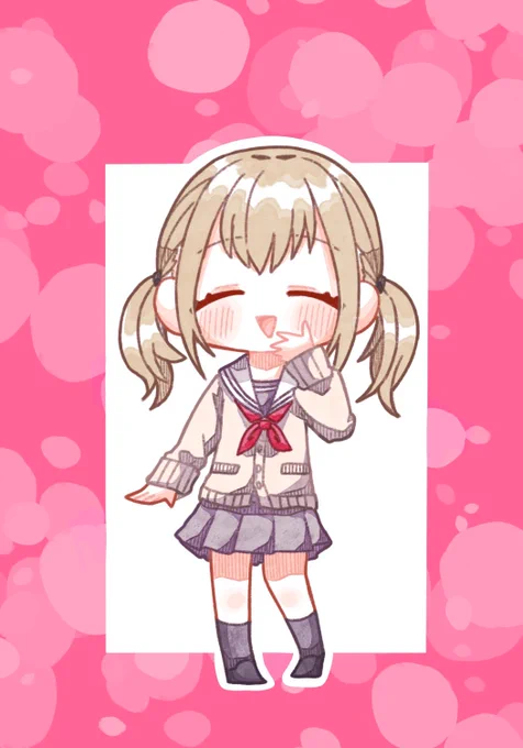 新しい制服のこはねちゃん!