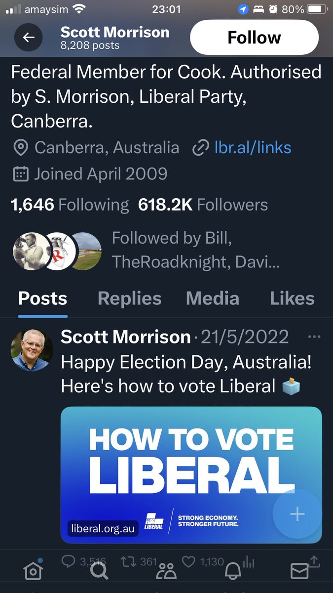 It speaks volumes that Scott Morrison hasn’t posted a single tweet since 21-May-22! 

Why is this odious dingleberry still hanging around in the anals of LNP’s backbench? 

Is he Dutton’s “useful” idiot?

#ScuMo
#ScottyThePathologicalLiar