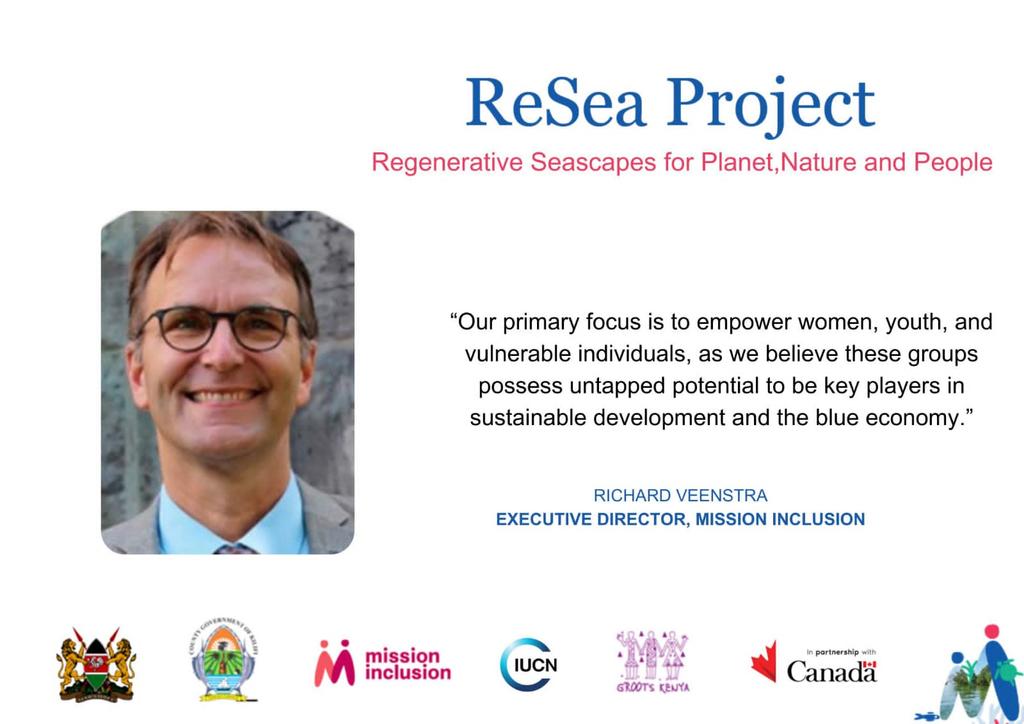 I_amShiti's tweet photo. Richard Veenstra,who is the Executive Director @mi_inclusion has stated that the primary focus of the project is to empower youth, women and vulnerable people as the groups have untapped potential to be key players.
#ReSeaProjectLaunch
GROOTS Kenya
Dabaso Primary School https://t.co/gFR3CQEkKF