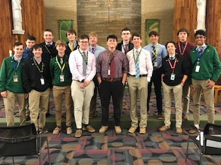 St. X would like to give a big-time THANK YOU to senior, Julian Ricketts, for speaking at our Tigers for Christ meeting this morning.  Julian encouraged us to give ourselves to God and trust that He will provide.  He added that it is often small actions that help us grow in faith