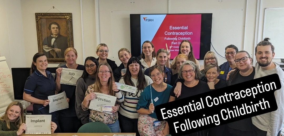sjtodd16's tweet photo. Really enjoyable morning undertaking the 'Essential Contraception Following Childbirth'. Looking forward to improving discussions and the offer of contraception following birth, lots of potential to optimise outcomes and experiences. https://t.co/oikCwTFg8C
