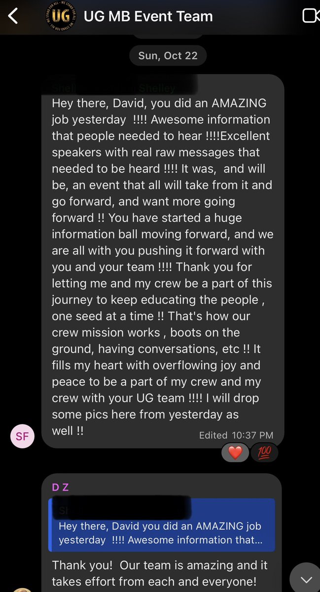 UGmanitoba's tweet photo. Our event team has been amazing these past few months!  Thank you Dave for being a great leader though this all!!

Check out this beautiful message from one of our team leaders who on the ground talking to people and sharing thousands of flyers!

(Shared with permission) https://t.co/dBqr6gxW6d