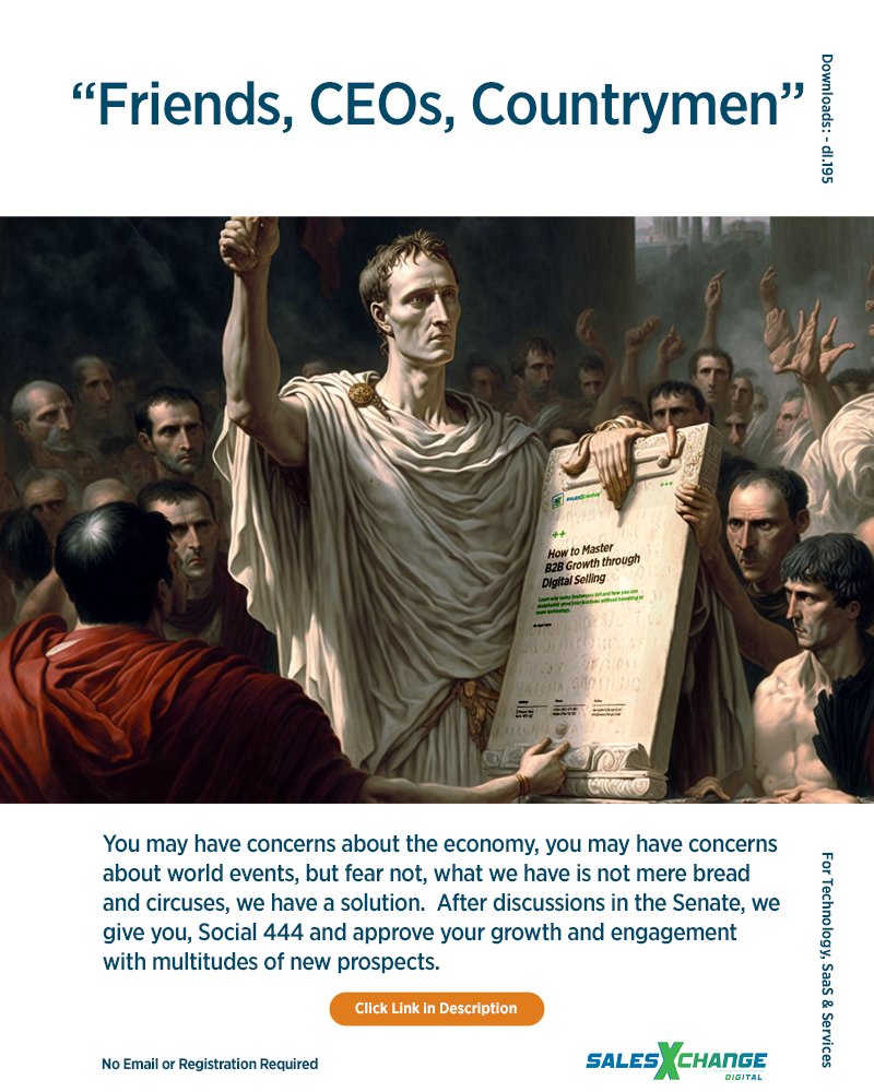 salesXchange's tweet photo. https://t.co/oxtKQ6qaaR - Nothing is bestowed on a B2B organisation, it always has been every man for themselves.  So, when it comes to generating new business, why is it that every B2B believes they must adhere to the rules and implement demand gen, lead gen and ABM? https://t.co/RViop1Xvqy