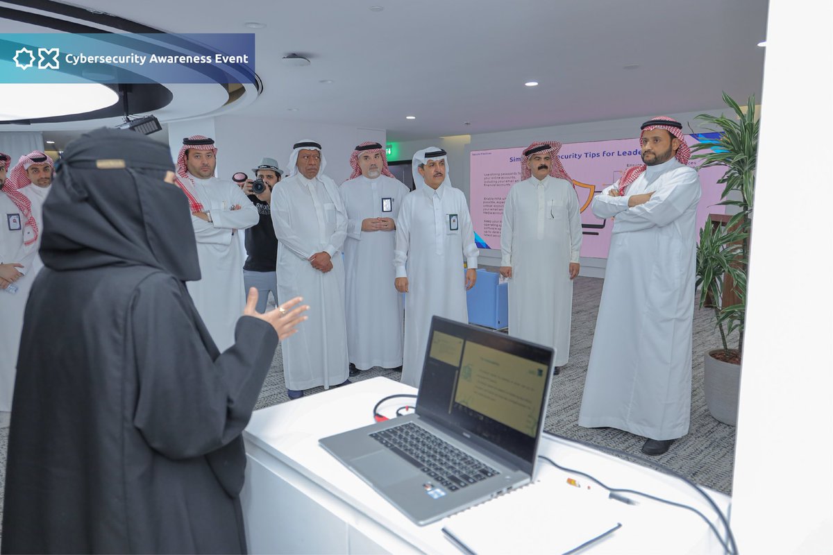 Jeddah Central Development Company's CEO Eng. Ahmed Al-Sulaim, opened the Cybersecurity event arranged by #JCDC in conjunction with Global Cybersecurity Awareness Month. 

The event aimed to raise awareness of the employees and emphasizing on the company’s commitment to the