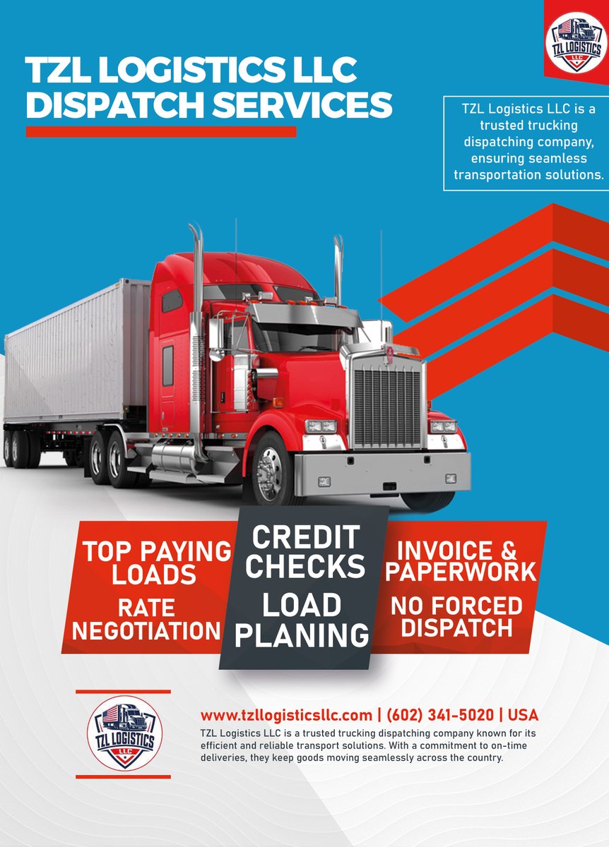 Logisticsl36440's tweet photo. "At Tzl Logistics, we connect the world through seamless transportation solutions."
"Experience excellence in logistics with Tzl, where every shipment is a journey of reliability and trust."
https://t.co/OYBHt4d3pF https://t.co/qZiCJC9R67