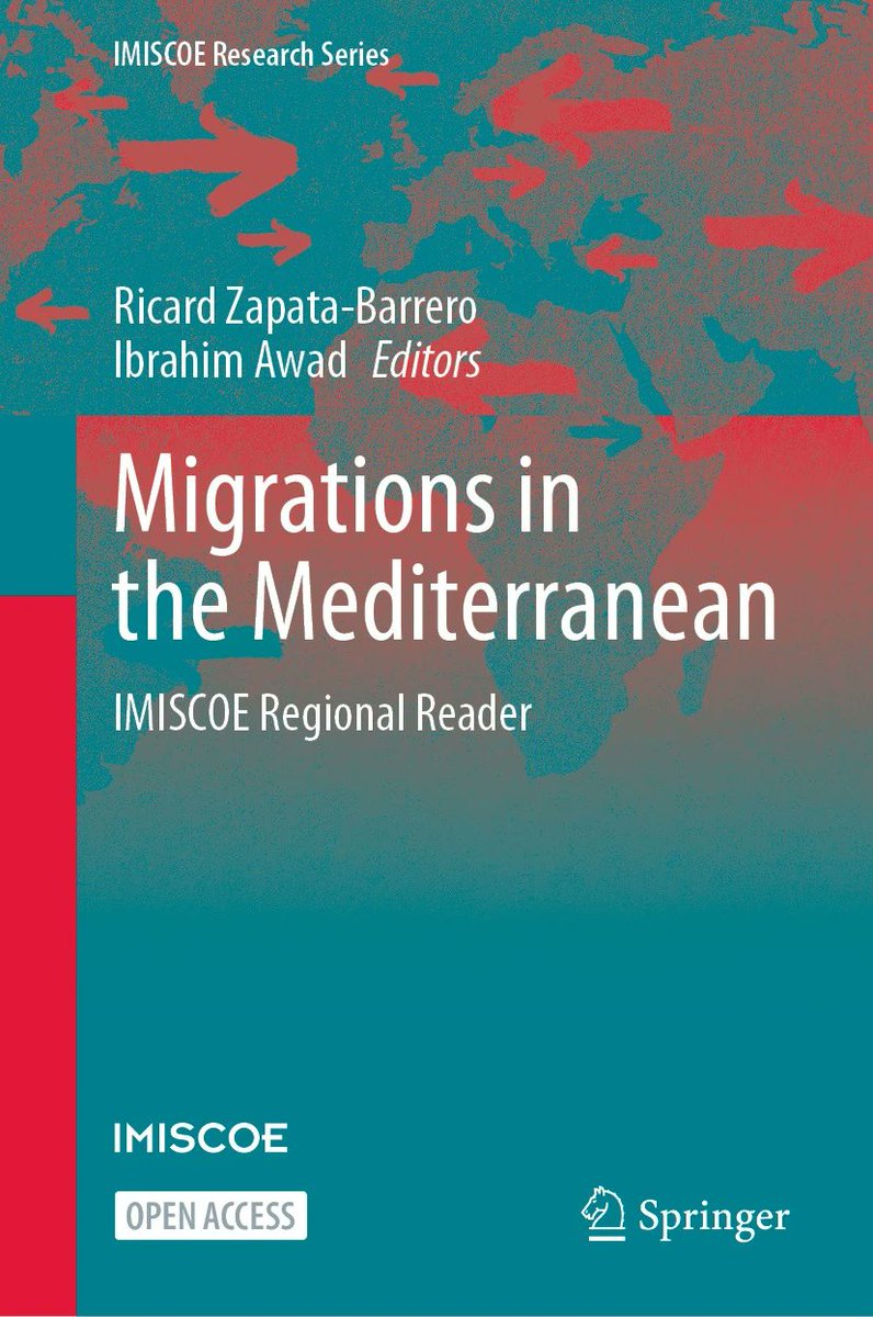📚 New Book Alert 📚 Explore the open-access book 'Migration in the Mediterranean' edited by Ricard Zapata-Barrero and Ibrahim Awad. This insightful collection delves into the region's migration dynamics. Access it here: link.springer.com/book/10.1007/9… #MigrationStudies #OpenAccess