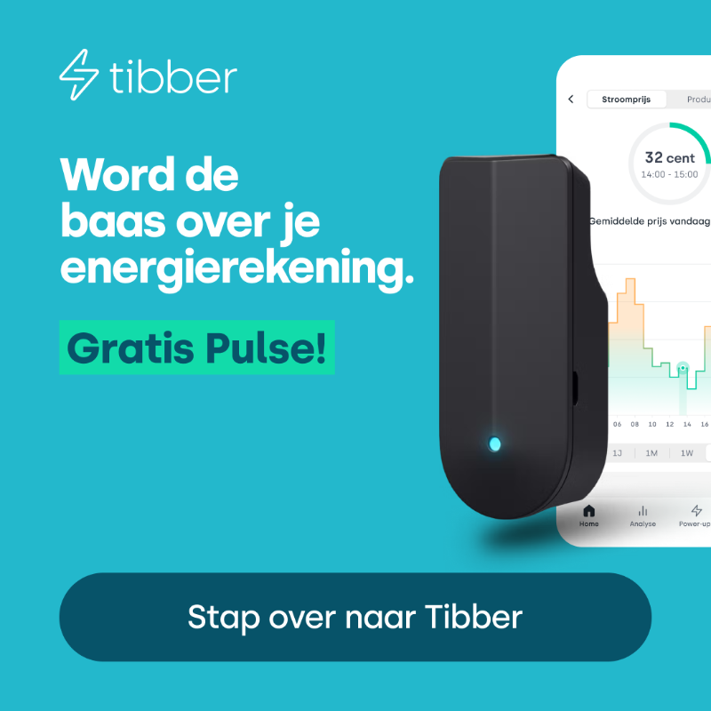 tibber_nl's tweet photo. Stap over naar Tibber en krijg de Pulse P1 nu gratis. 🎁 Zo heb je real-time inzicht in je stroomverbruik en bespaar je moeiteloos met onze slimme app. Neem het heft in handen, kies dynamisch! ⚡🏡