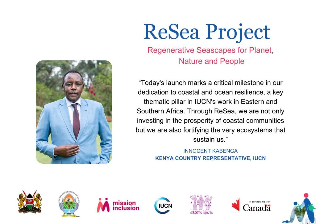 I_amShiti's tweet photo. Innocent Kabenga,the Kenya Country rep ,IUCN has Stated that the launch marks a critical milestone in the dedication to coastal and ocean resilience which is a key thematic pillar in IUCN's work. @KilifiCountyGov
#ReSeaProjectLaunch
GROOTS Kenya
Dabaso Primary School https://t.co/wL7jwIyIWF