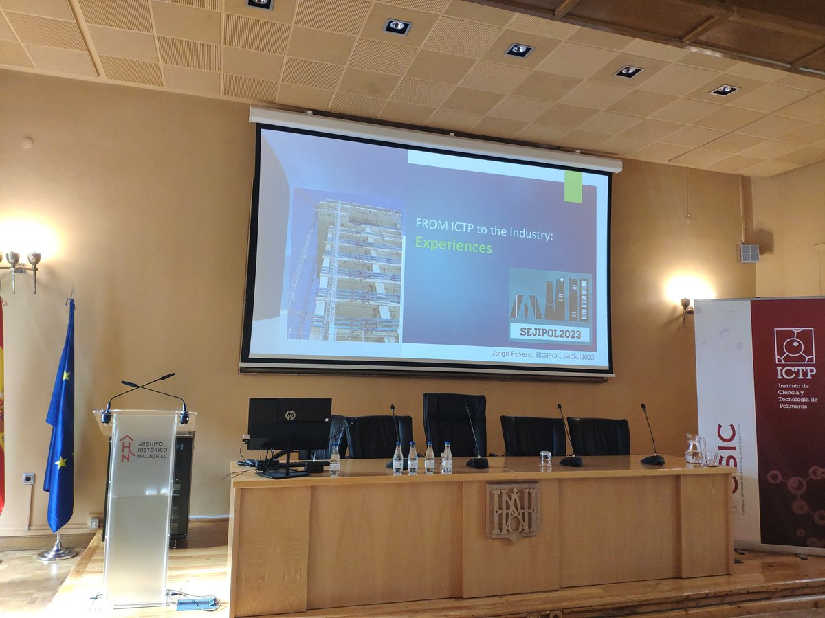 Ready to listen Jorge Espeso at #SEJIPOL2023 about his experience from ICTP to Industry <a href="/ictp_promocion/">ICTP-CSIC</a> <a href="/ArchivosEst/">Archivos Estatales</a> <a href="/RSEQ_STMadrid/">RSEQ-STMadrid</a>  #GEP do not miss It!!