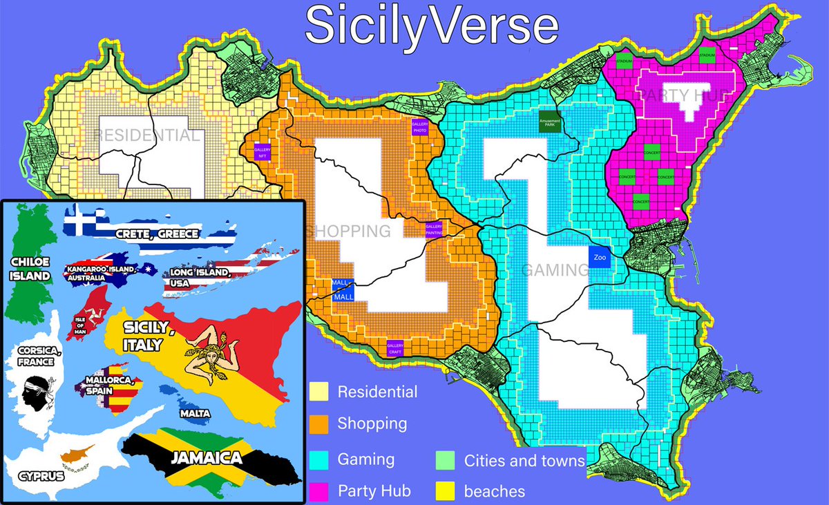 SicilyVerse under construction 🏗️

Our team is making remarkable progress in putting together the Sicily map🤌

The island is divided into sectors, consolidating all the highlights into user-friendly districts

Sneak peeks of our environment are on their way!🛠️

#AI #Web3 #gaming