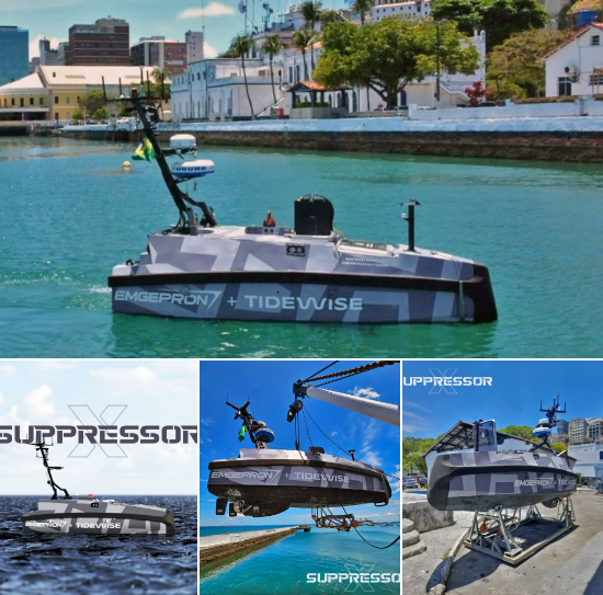 DefenseLrca's tweet photo. Drone naval SUPPRESSOR estreia na Operação MINEX-2023, primeira com embarcações não-tripuladas
#Emgepron #TideWise #drone #naval #SUPRESSOR
https://t.co/zOv9ik68iA https://t.co/21lIQJYm4e