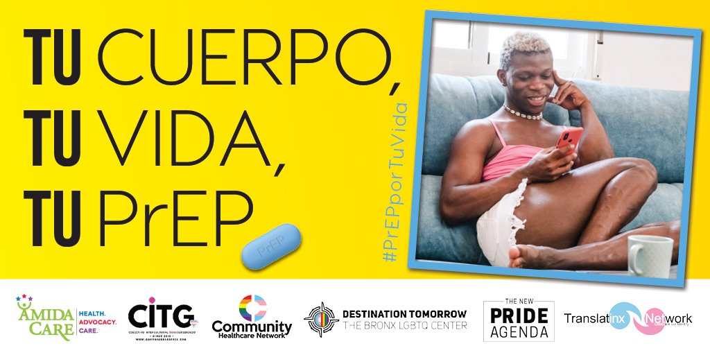 AmidaCareNY's tweet photo. HIV prevention w/ PrEP is just 1 way to celebrate your body and your life! This week, we join w/ @HealthNYGov & some amazing orgs to bring awareness to #PrEP, a vital HIV prevention tool. https://t.co/72hGRzXsUt #PrEPAware #PrEPforYourLife #PrEPAwareWeek2023 https://t.co/tDt0nqPpPH