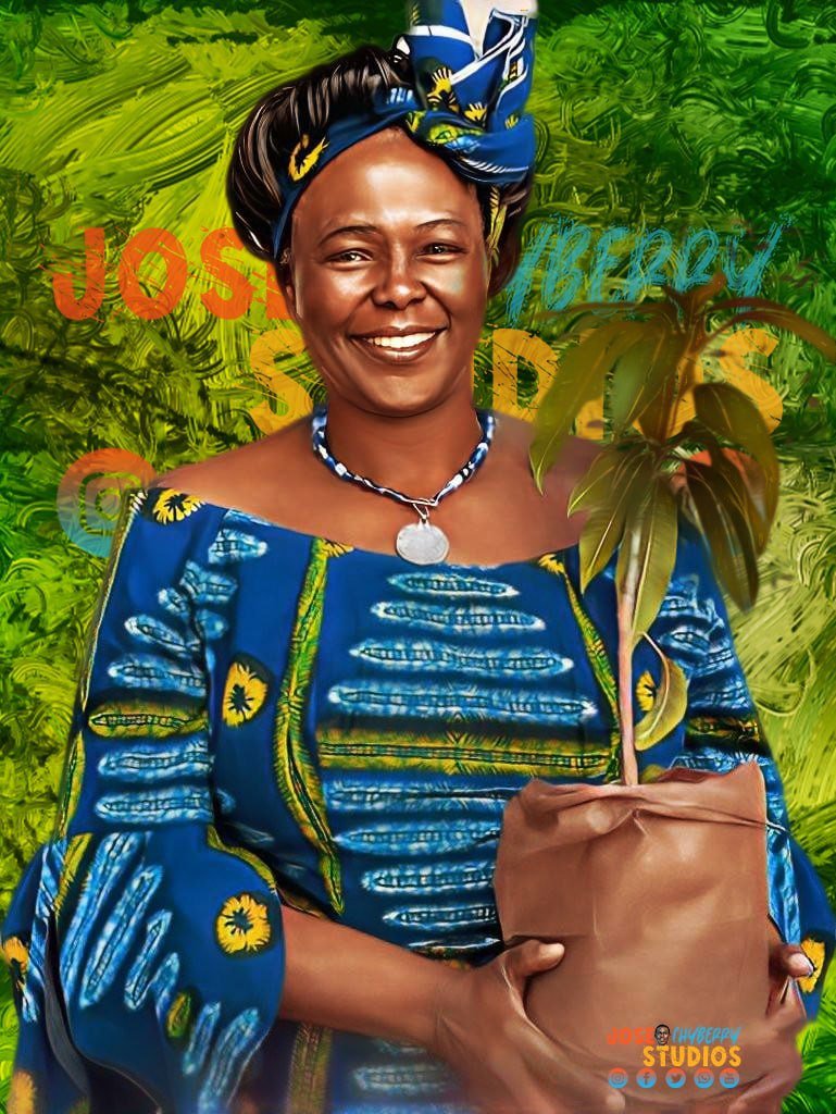 JOchyberry's tweet photo. It's the little things citizens do. That's what will make the difference. My little thing is planting trees. @WangariMaathai
Art by
@jose_ochyberry
#JoseOchyBerry #ClimateQueen #WhatAQueen #ClimateCrisis #FridaysForFuture #SaveSoil #Conservation #ClimateEmergency #Kairo Uhuru https://t.co/MwOcaze07e