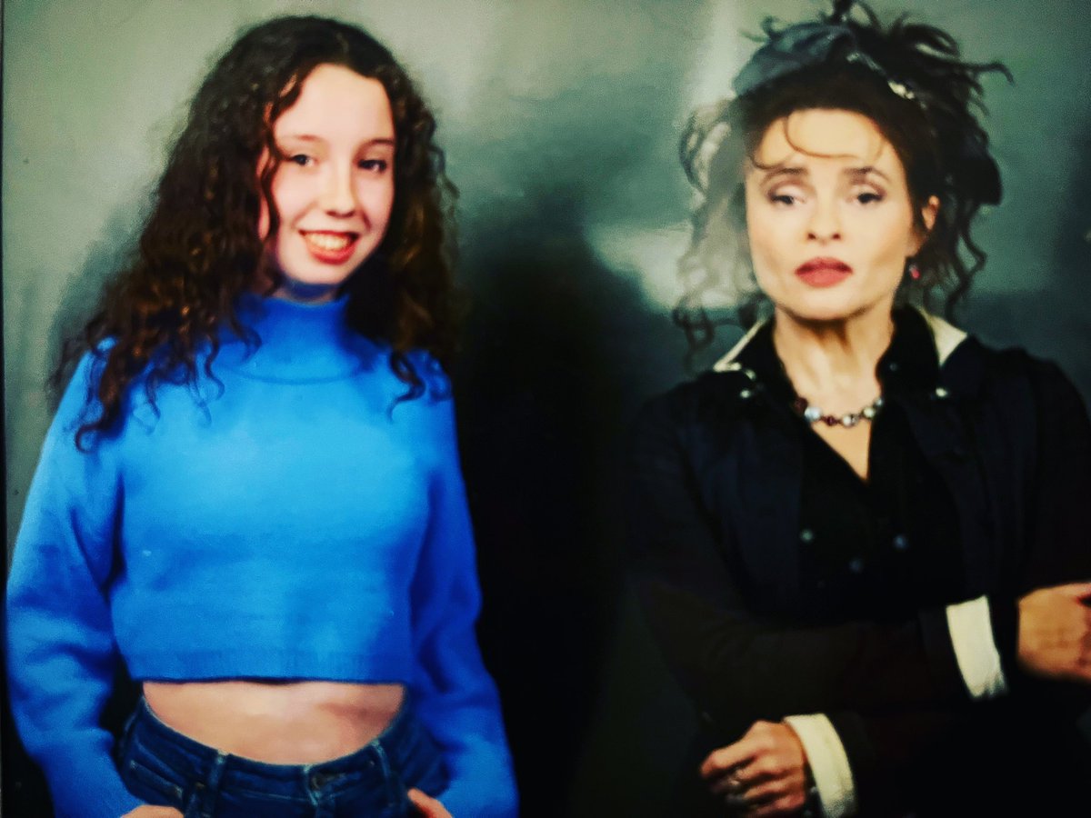 Met my acting idol at the weekend <a href="/HelenaBonhamFan/">Helena Bonham Carter</a> <a href="/HBC_Daily/">#HelenaBonhamCarter</a> one day I hope to act in a film with her… maybe dreams can come true!!! Xx
