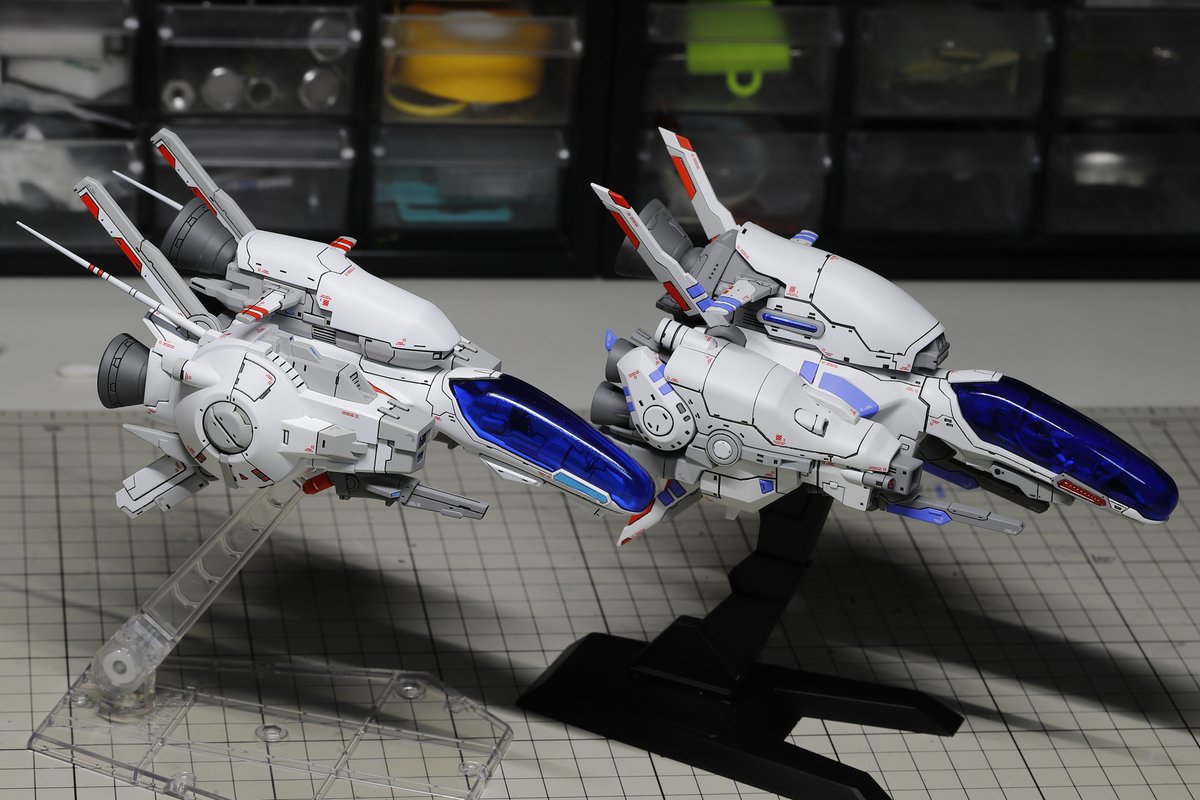 abusan333's tweet image. R-TYPEシリーズより、1/100 R-9C&quot;ウォーヘッド&quot;完成しました！生体コンピューターユニット”エンジェルパック”もしっかり再現！R-9Aより一回り小さく製作しました。カラーリングもR9Aを踏襲しつつ派手過ぎないように落ち着いた仕上げにしました。3Dプリント出力品です。

#突き抜ける最強
#RTypeFinal2