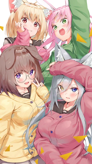 #狛絵#狼ノ絵#かりにゃ～と#兎野画廊 