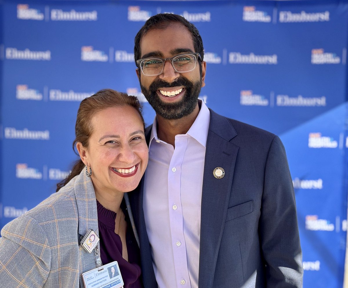 Elmhurst Hospital is the beating heart of our health care system in #Queens. As we rebuild equitably after the pandemic, our <a href="/nycouncil/">NYCouncil</a> couldn’t be prouder to invest $17.5 million in our flagship public hospital, ensuring all New Yorkers get the quality healthcare we deserve. 1/2