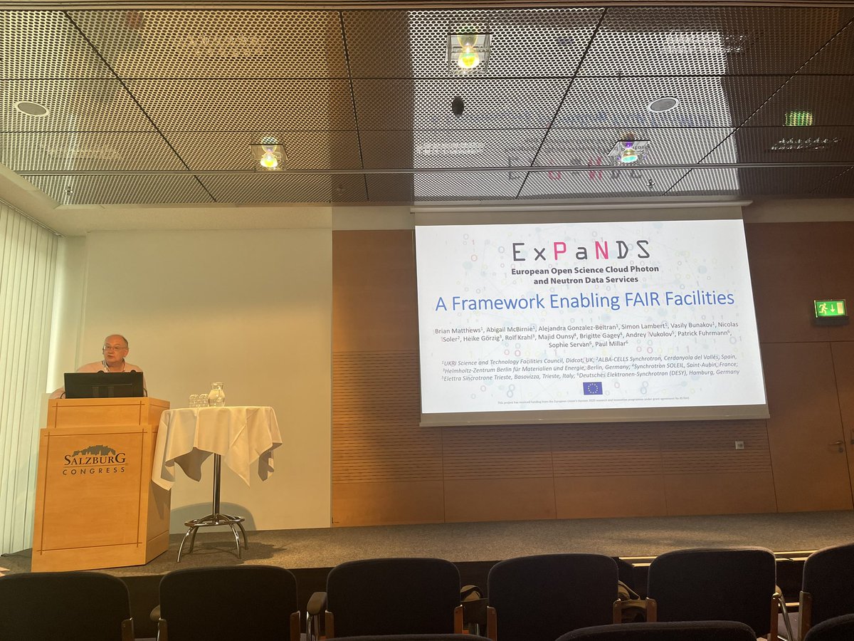 Physical Sciences Data Infrastructure (PSDI) (@psdi_uk) on Twitter photo PSDI’s <a href="/bmm42/">Brian Matthews</a> presenting on his work on the ExPaNDS project - A framework enabling #FAIR facilities - all work that is very relevant to #PSDI and involves other PSDI colleagues: <a href="/alegonbel/">AlejandraGonzalezBeltran @alegonbel@mastodonapp.uk</a> & Vasily Bunakov!
#findable #accessibility #interoperability #reuse PSDI’s <a href="/bmm42/">Brian Matthews</a> presenting on his work on the ExPaNDS project - A framework enabling #FAIR facilities - all work that is very relevant to #PSDI and involves other PSDI colleagues: <a href="/alegonbel/">AlejandraGonzalezBeltran @alegonbel@mastodonapp.uk</a> & Vasily Bunakov!
#findable #accessibility #interoperability #reuse