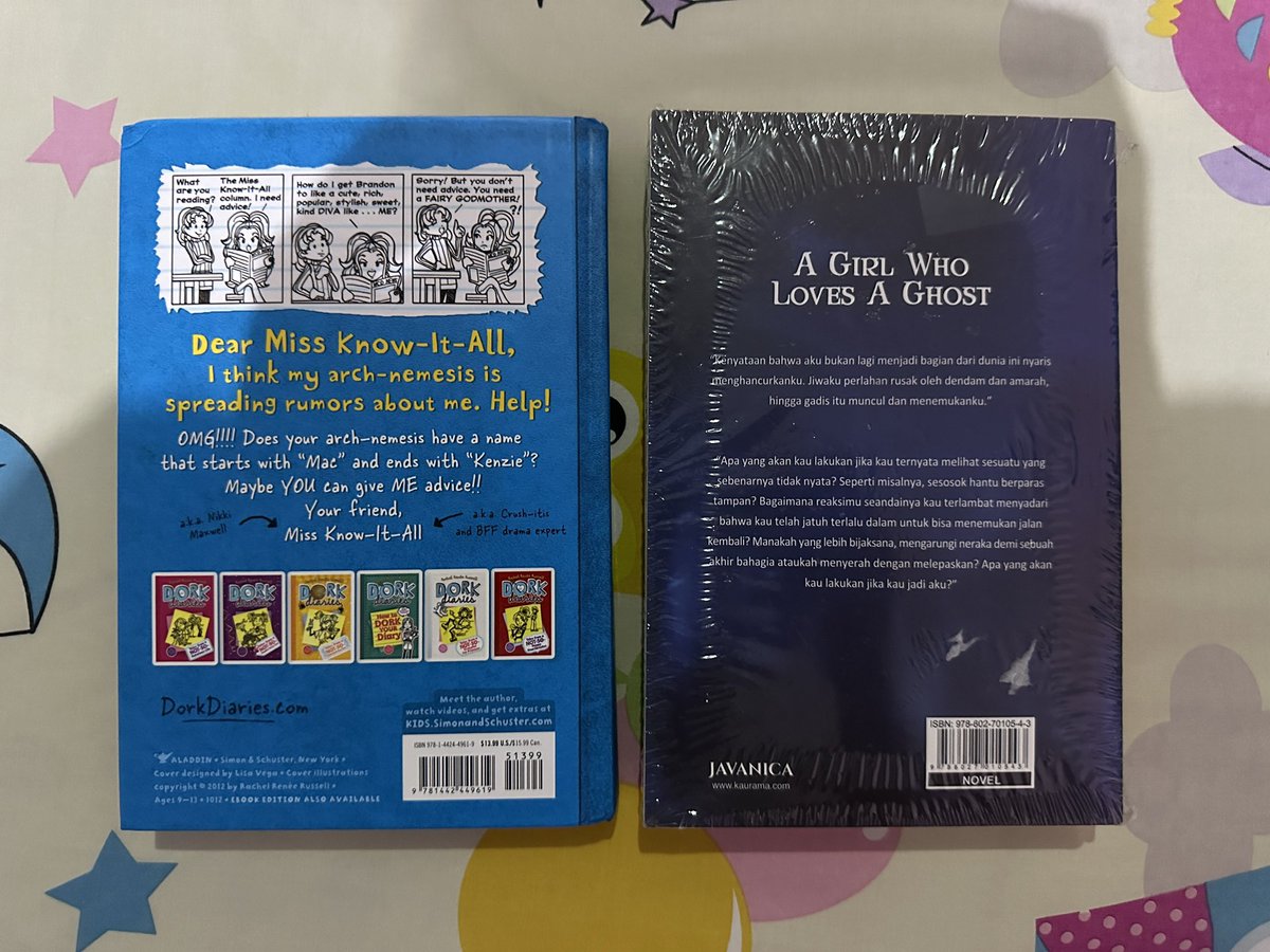 jsungchan13's tweet photo. wts preloved novel the dork diaries &amp; sealed a girl who loves a ghost 
dom jatim sfu #zonauang 

🔒 https://t.co/qau9gqvSMP https://t.co/B9XcY5HFpf