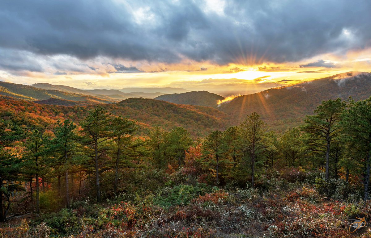 Autumn Sunset in Shenandoah National Park - 10-20-23