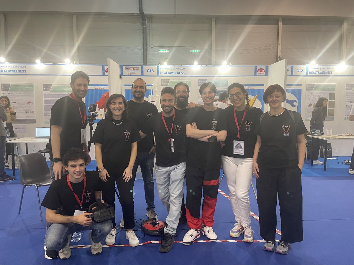 BFXMazzaLab's tweet photo. At the end of the largest European event on innovation, robotics, and artificial intelligence, @MakerFaireRome, the #Glut1fy project came to a close.  Glut1fy was conceived, designed, and brought to life by our extraordinary  team https://t.co/Q3rWrBKt6A