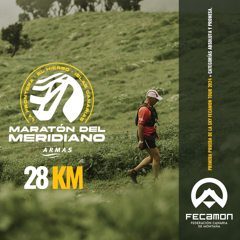 trailmeridiano's tweet photo. ¡Qué bueno ritmo llevan las inscripciones! ¡¡¡Gracias!!! 💛
Hoy tenemos otra gran noticia: las pruebas de 28, 19 y 9 km formarán parte de la Sky #Fecamon Tour 2024, Copa de Canarias de carreras por montaña en línea
👉🏻 https://t.co/swJn8epWXT https://t.co/NVQyxvua2d
