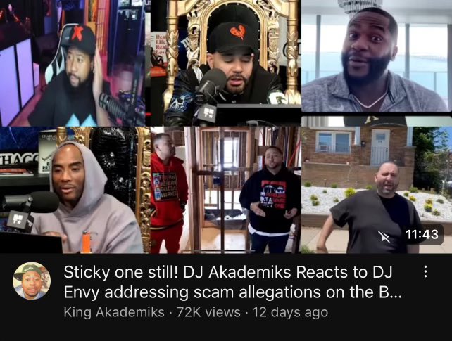 tonythecloser_'s tweet photo. Nigga is a straight Dick demon @Akademiks #BumpyJohnson https://t.co/2Xm7yIx2f7
