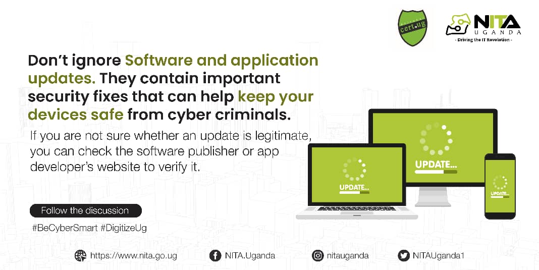 #CybersecurityAwarenessMonth Don't hit that 'Remind Me Later' button when you see a software update alert! Hackers can exploit vulnerabilities in outdated software. Keep your devices secure - update now! 🔐 #BeCyberSmart #DigitizeUG