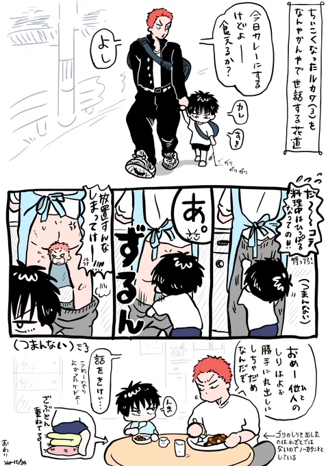 ちっこい🦊🌸
オチも意味もなんもない 