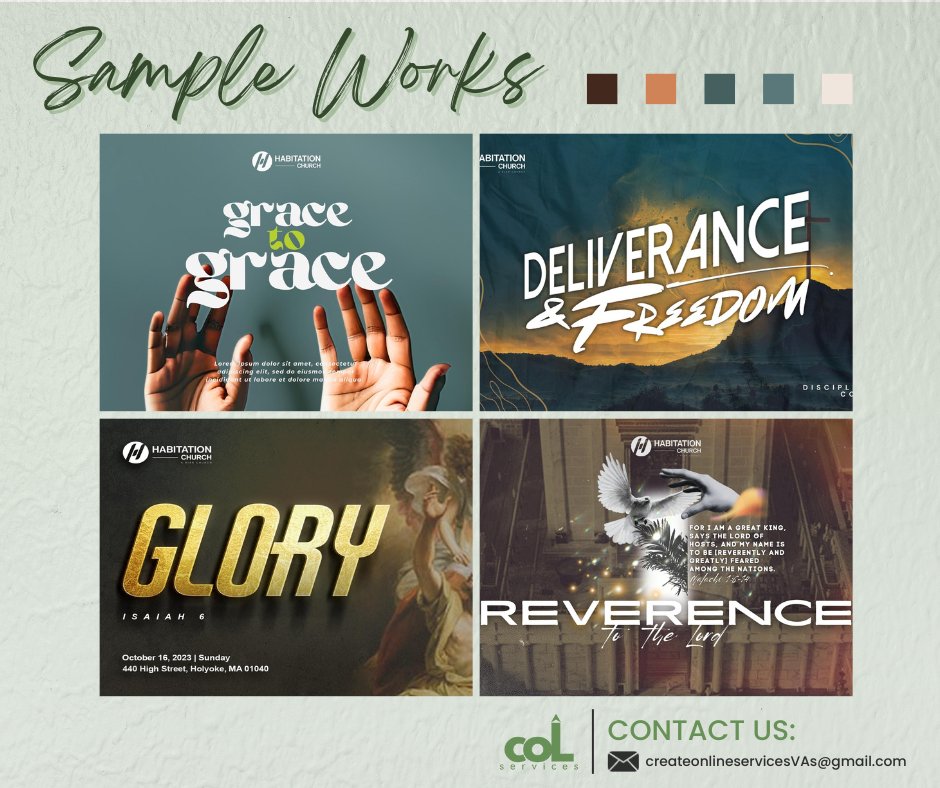 Sample Works for our Clients | Graphic Design for Habitation Church

#churchgraphicdesign #virtualservices #visualworship #designforchurch #creativechurch #churchbranding #graphicdesignsunday #churchgraphics #virtualworshipdesign #faithbaseddesign