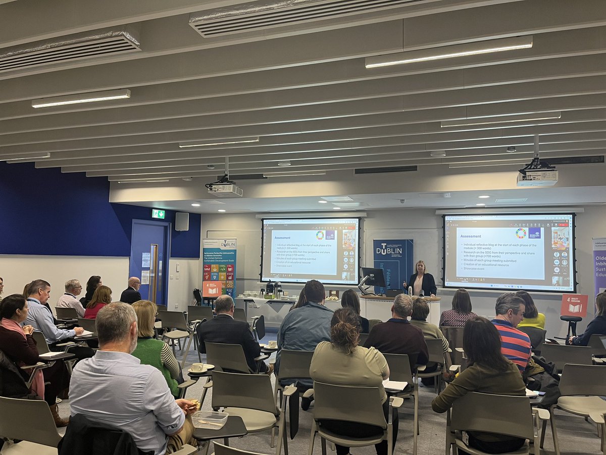 Interesting to learn how <a href="/UniStrathclyde/">University of Strathclyde</a> has approached embedding sustainability into the curriculum. Our mutual approach of mainstreaming sustainability as a learning outcome supports the demand for Education for Sustainable Development.
#SDG4 #ESD
#TUDublinSustainability