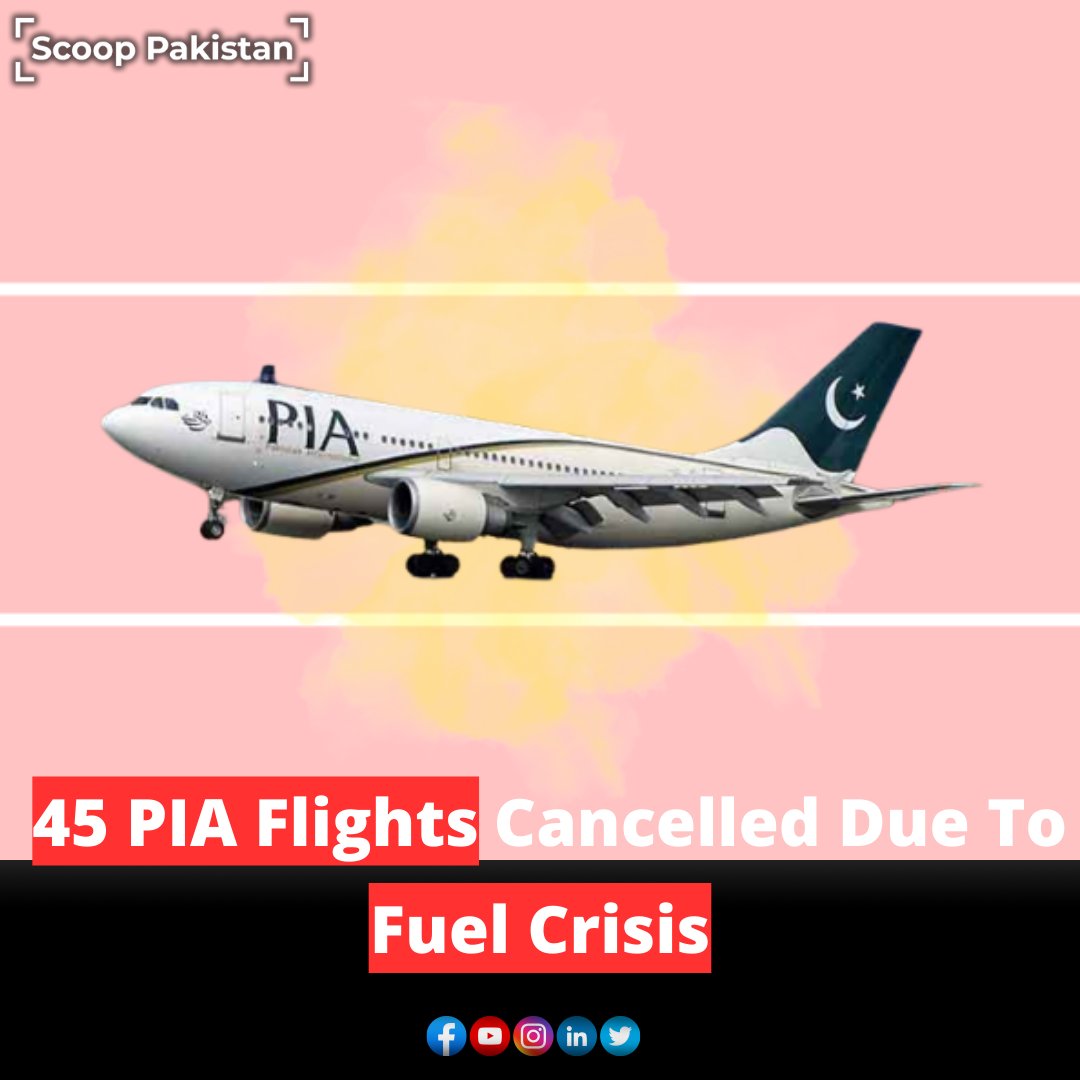 The ongoing fuel crisis at PIA has caused significant disruptions, leading to the cancellation of 45 domestic and international flights. #PIAFuelCrisis #FlightCancellations #PakistanAirlines #AirTravelDisruptions #FuelShortage #AviationChallenges #PassengerWoes #TravelDelays