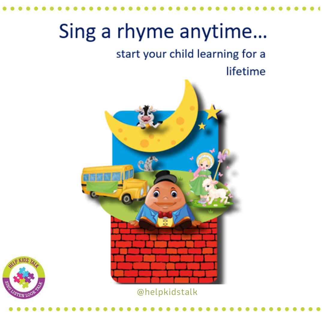 ✨November message of the month✨

"Sing a rhyme anytime, start your child learning for a lifetime". Nursery rhymes &amp; action songs are so beneficial for early language skills &amp; also support later reading and writing skills. They can be done anywhere, anytime, any place!