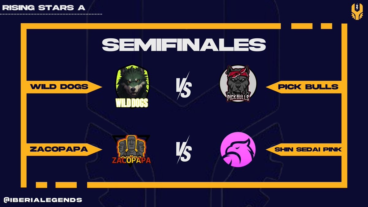 EdronElite's tweet image. En la rising Stars A, el primer enfrentamiento será un feroz duelo entre #Wildogs vs @Pickbulls el Domingo 29 a las 17:00h.
Y el segundo enfrentamiento será entre Oh rei @zacopapa y @ShinSedaiClub será el domingo a las 19:00h y será retrasmitido en nuestro canal de twitch.