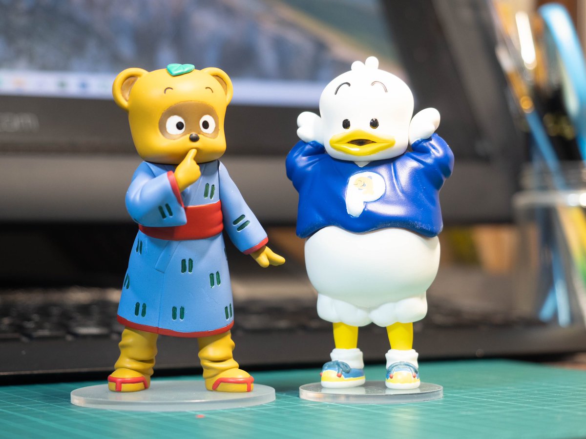 ぽこぽん ぽこぽん日記、ぽんぽこぽこぽんのフィギュアを作りました