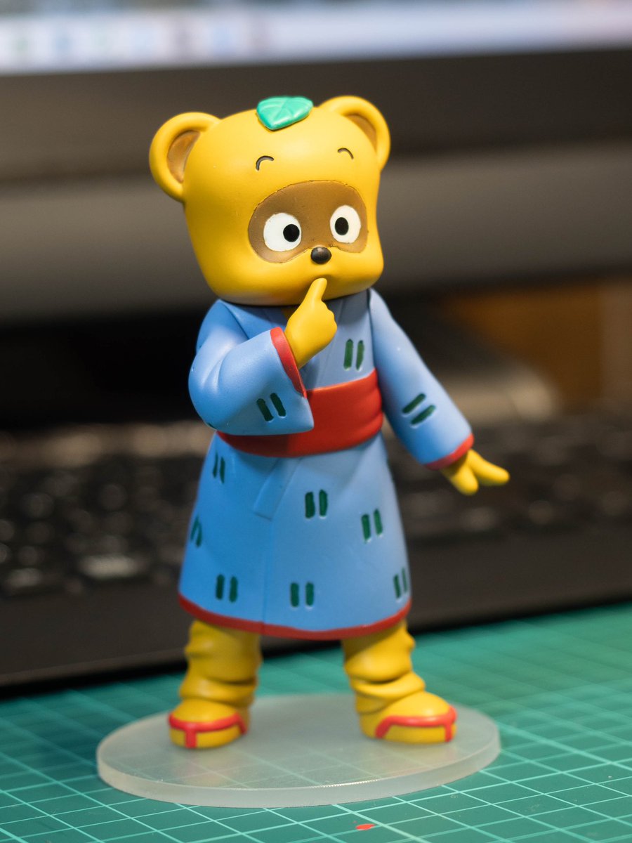 ぽこぽん日記、ぽんぽこぽこぽんのフィギュアを作りました