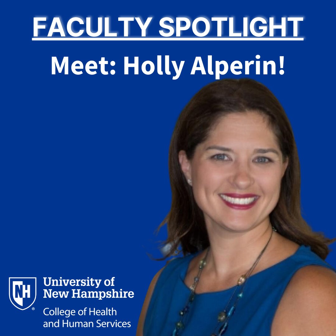 unhchhs's tweet photo. Holly Alperin, a Clinical Associate Professor in the Department of Kinesiology, is a leading voice in work to re-think health education in school and community settings.  See her latest publication: https://t.co/Por3wktCEy #UNHCHHS #UNHkin https://t.co/FyX5VrIlWr