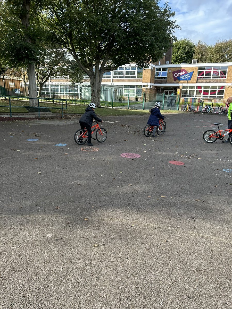 Year 3 are really enjoying Bikeability this week! 🚲