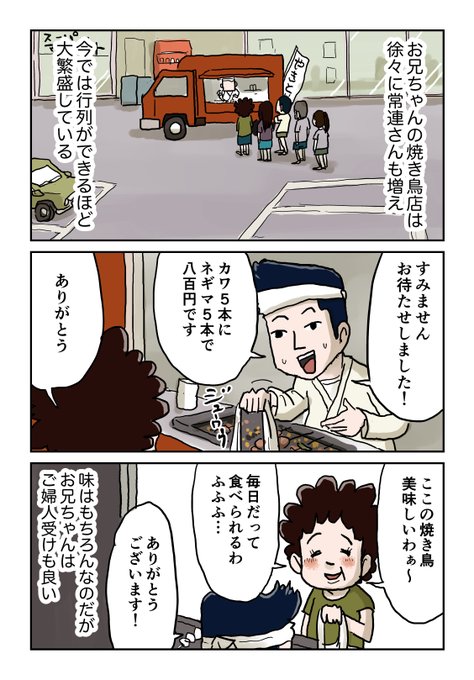 お兄ちゃんの焼き鳥 1/6 #しなのんちのいくる