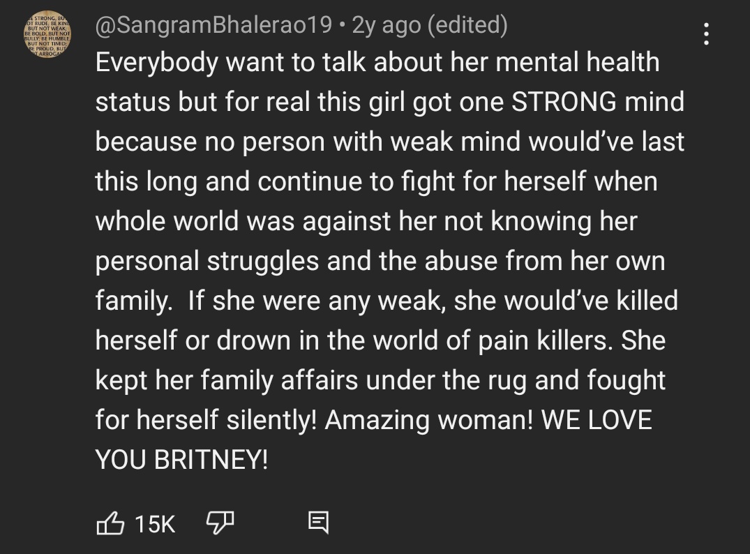 Suvarna__1's tweet photo. @BritneyTheStan That part 👇🏼👇🏼👇🏼 #TheWomanInMe https://t.co/ZrIDJmrIan