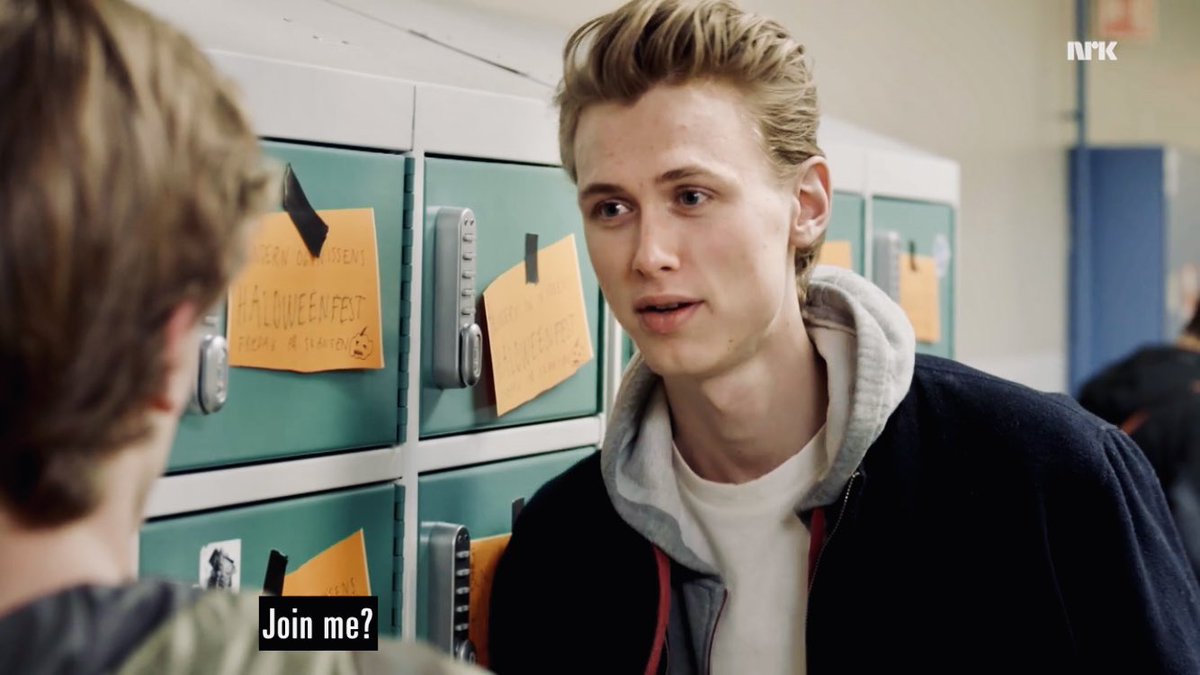 hereforlorde's tweet image. The power Even opening Isak’s locker holds