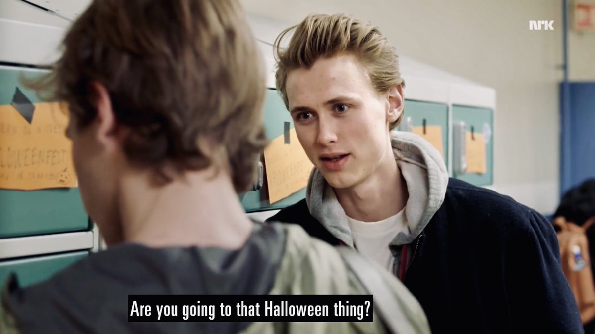 hereforlorde's tweet image. The power Even opening Isak’s locker holds