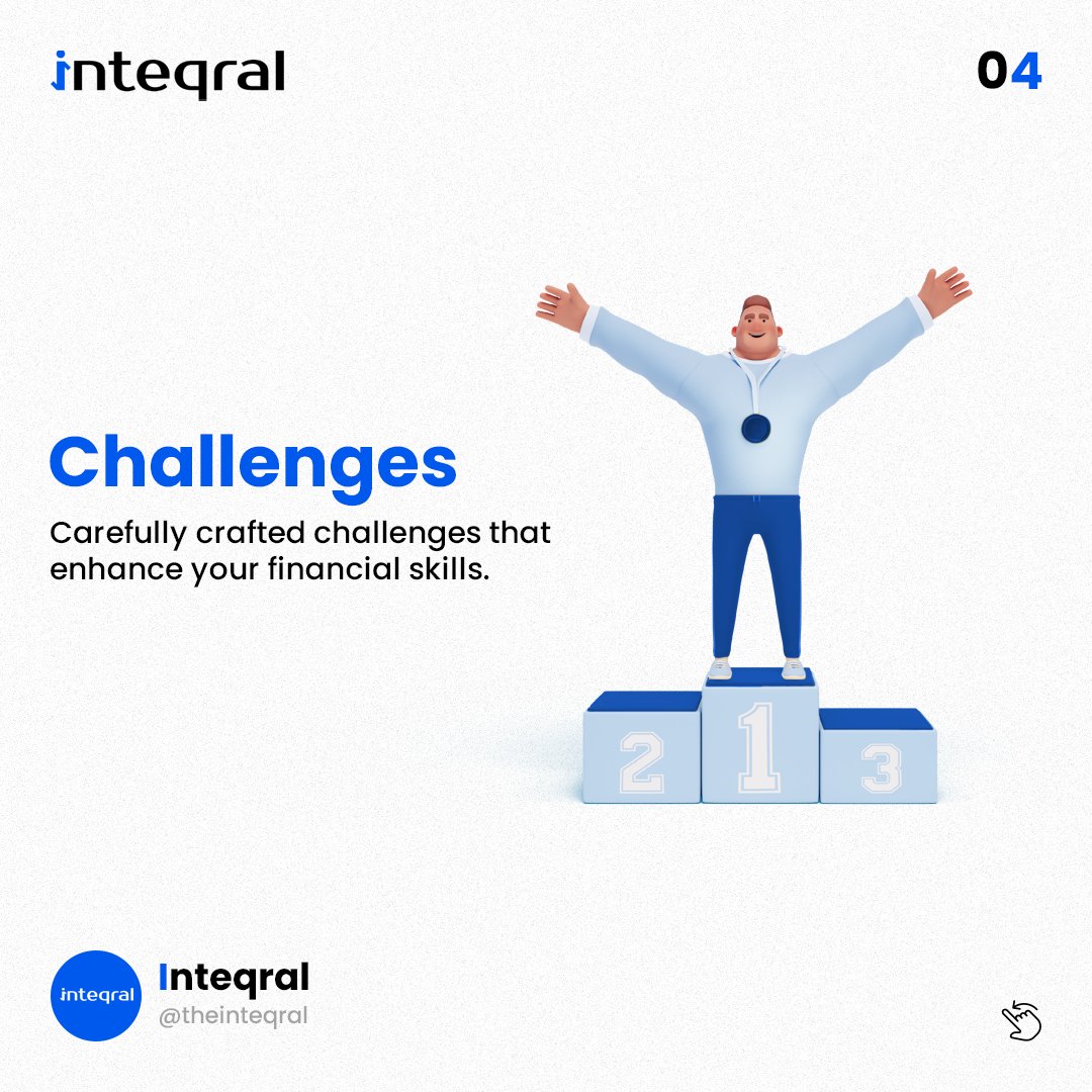 Inteqral is much more than just a content curator. ⤵️

🔹 Connect with industry leaders and experts for valuable insights.
🔹 Transparent and customizable contracts for safe trading.
🔹 Carefully crafted challenges that enhance your financial skills.

#inteqral #contentcurator