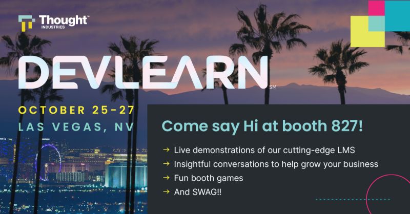 thoughtind's tweet image. Come see us at booth 827, and see how Ti can revolutionize your learning experience. Learn how Ti can help your unique learning challenges. Grab some Ti Swag & play fun booth games with us. Secure your spot for a customized Ti demo now! hubs.ly/Q026tDPk0 #DevLearn2023