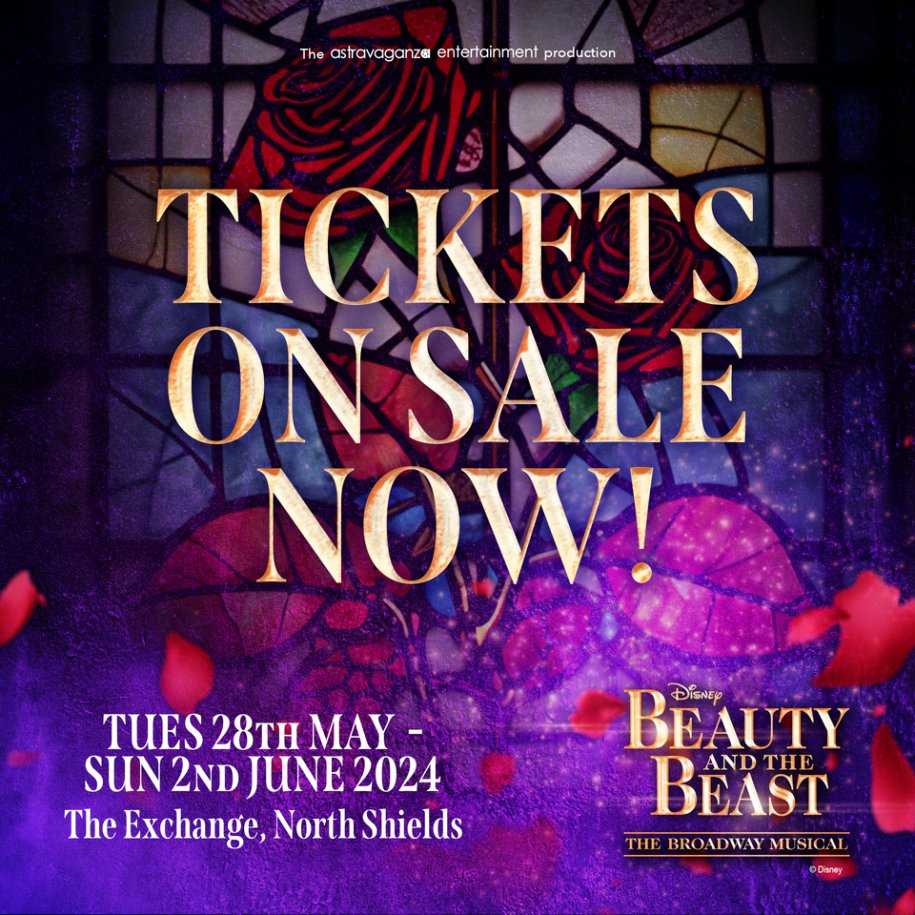 It's time to be our guest 🌹🫖 💛 Tickets for Astravaganza Entertainment's Disney production of "Beauty and the Beast" are now officially on sale! 
To book your tickets, visit 👉 bit.ly/BATB-BookNow.  
PLUS, book before Christmas eve and tickets are only £16! 🎄🌟✨