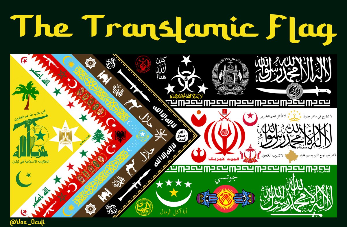 Proudly presenting: The Тrаnѕlamic Flag! This radical new flag harmoniously combines gender ideology with religious fundamentalism! Finally, militant progressives and progressive militants can openly embrace each other under one stunningly inclusive banner! What a euphoric…